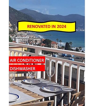 Spectacular Sea View - 3 Minutes Walk From The Sea Laigueglia Exterior foto