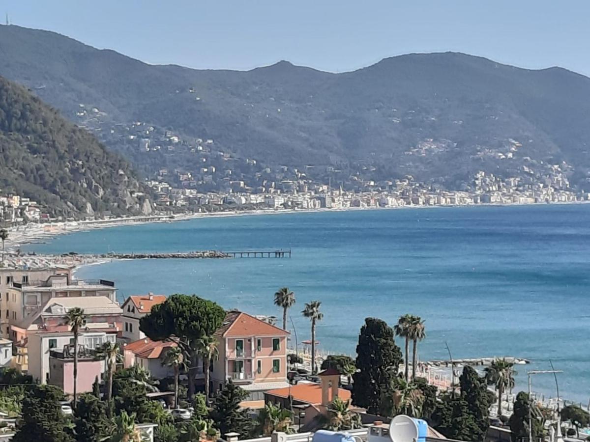 Spectacular Sea View - 3 Minutes Walk From The Sea Laigueglia Exterior foto